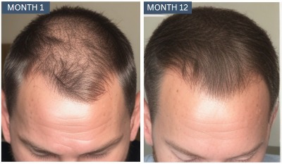 hair growth male 30 before and after photos 