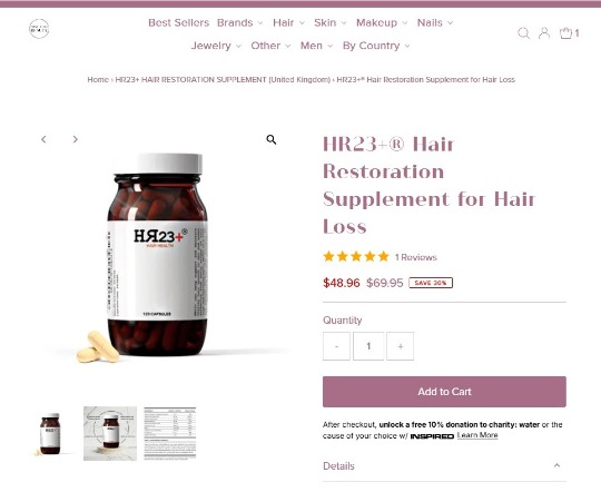 High End Beauty HR23+ Hair Supplement 